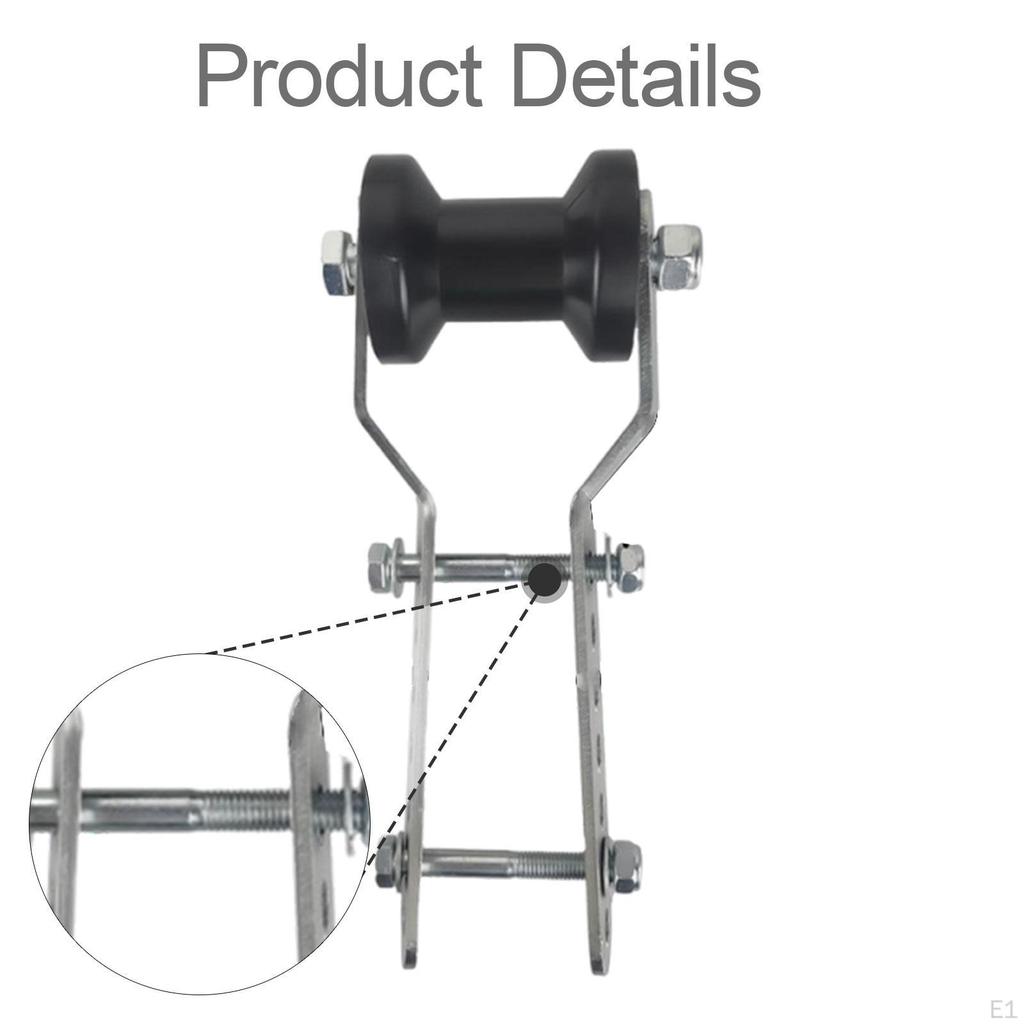 Trailer Adjustable Keel Roller Bracket Assembly 5” Rubber Professional Replacement