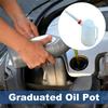 1.2/2/3/4/5L Oil Measuring Jug With Flexible Spout For Automotive,Boat&Motorcycle Plastic Oil C D5P1