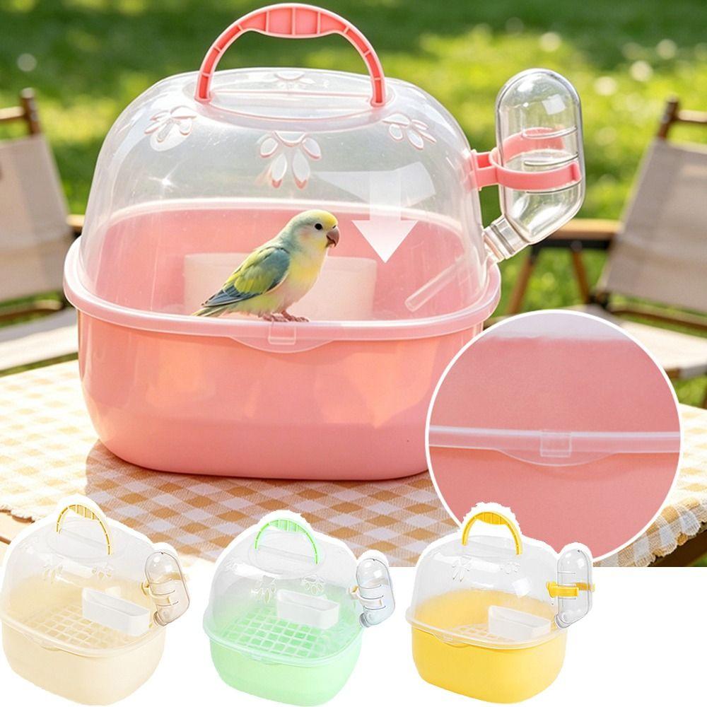 Breathable Travel Bird Cage Large Space Small Animal Carrier Bird Outgoing Case Small Pet