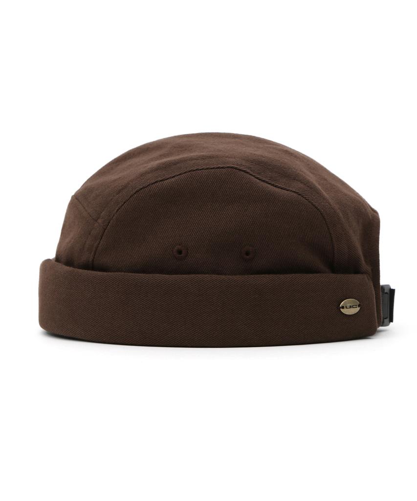 Eondeokeonteulol Four Seasons Vintage Cotton Camp Cap Adjustable Brimless Watch Cap Beanie Hat Uc / Mold Cap / Camp / Faded Brown