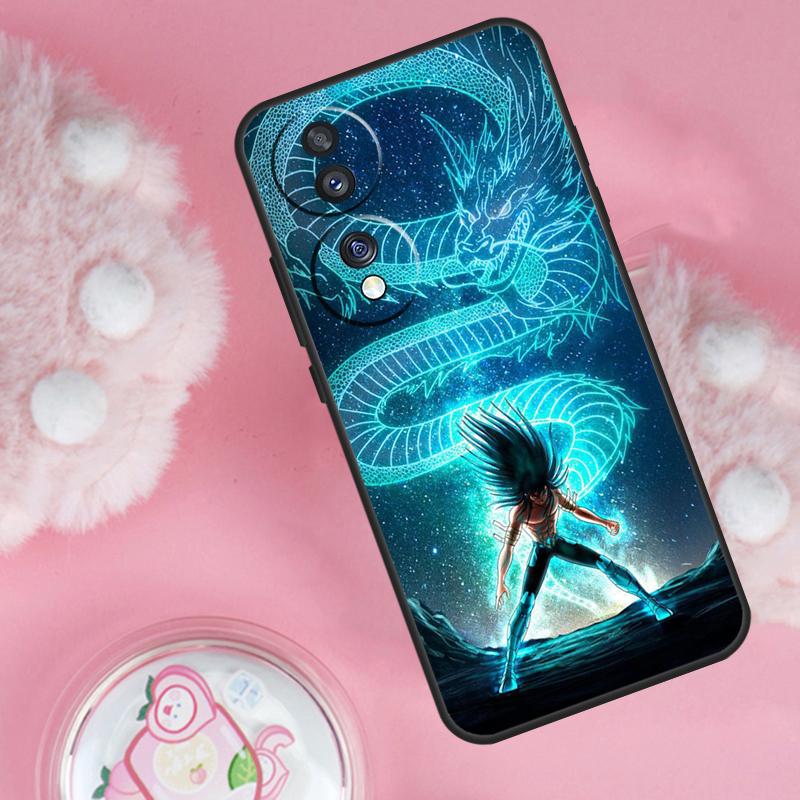 Saint Seiya Shiryu Case For Honor 200 Pro 50 70 90 Lite X9b X9a X8b X8a X8 X9 X9c Honor Magic 7 6 5 Lite Cover