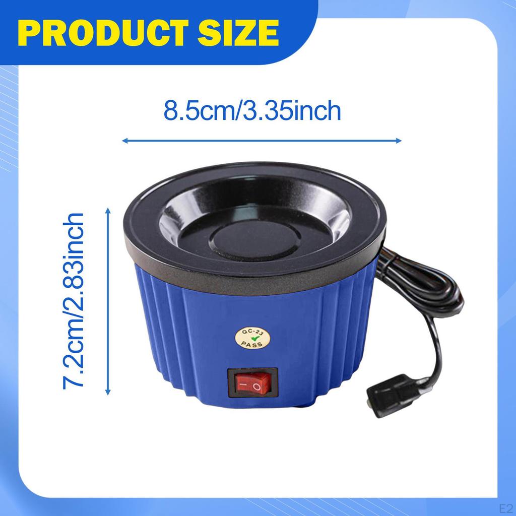 Glue Pot Portable Compact Melting Electric Skillet for Crafting, Wreath Making,