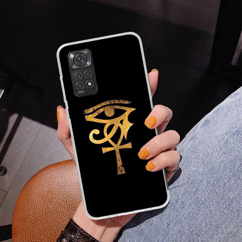 Sacred Eye of Horus Egypt Fresco Phone Case For Xiaomi Redmi Note 15 14 13 12S 12 11 Pro Plus 14S 11S 11E 10 10S 11T 5G Personal