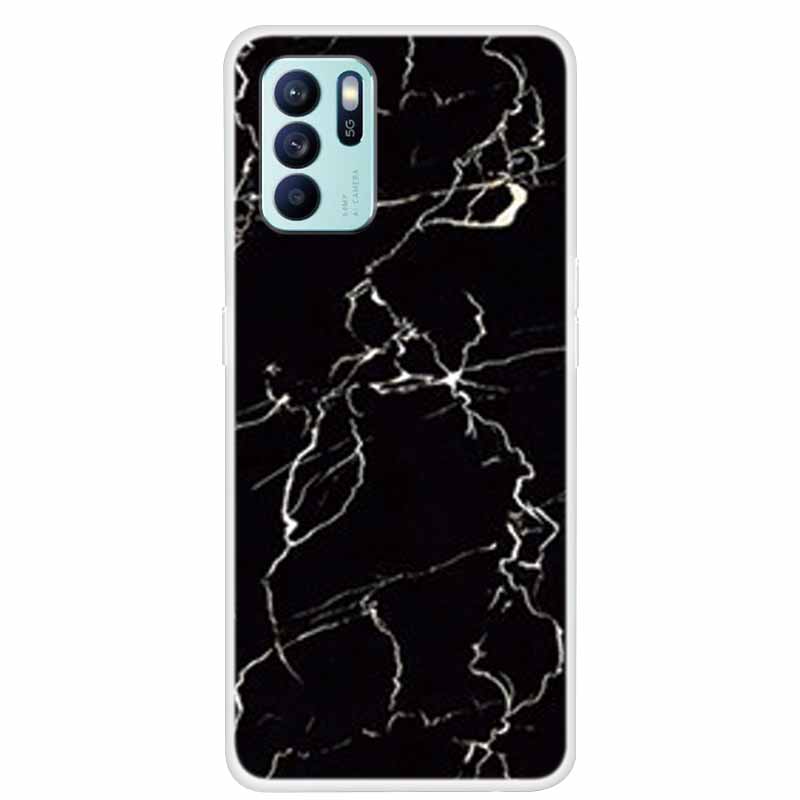 For OPPO Reno6 Z Cases Reno6 5G 6 Pro+ Clear Marble Soft TPU Silicone Cover For OPPO Reno 6 Pro Plus Phone Cases Reno6 Z CPH2251