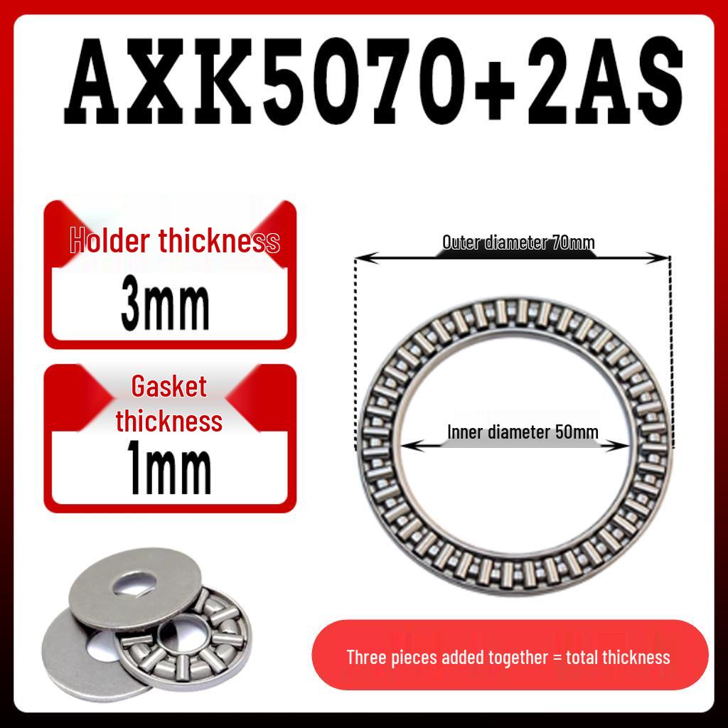 AXK Axial-Nadellager (Identifikation: 5-50 mm, Flach)