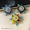 Soviet Medal of Honor Armed Forces Medal Russian Metal Badge Emblem Commemorative Badge Brooch