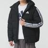 adidas ESSENTIALS 3 Stripes Down Jacket Men's Black KH3987