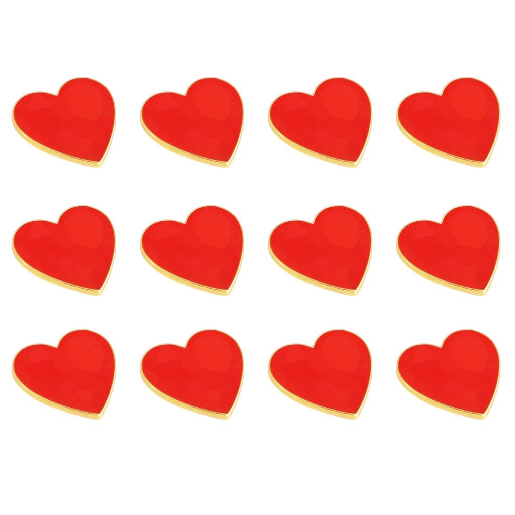 Unique Heart Shaped Brooch For Couples And Friend Crafted From Sturdy Alloy