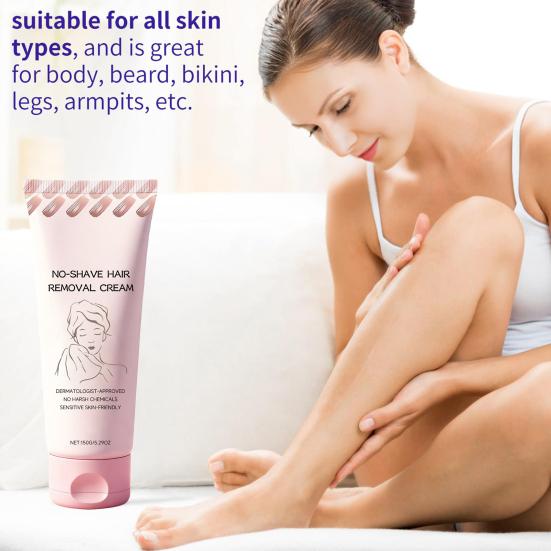 Yousheng 1/2Pcs 150g Hair Removal Cream Natural Gentle Fast Acting Moisturizing Full Body Arm Leg Underarms Facial Hair Remover Depilatory Cream