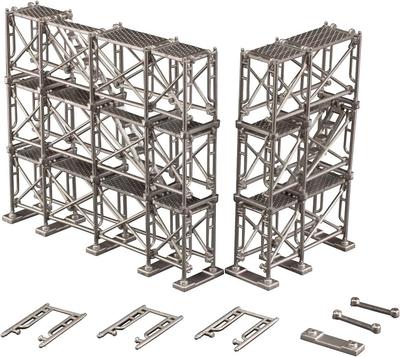 PM Office A Total Height Scale Plastic Model PP117 Scaffolding, Approx. 75mm, 1/64-1/100