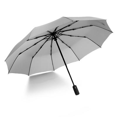 Wind Resistant Folding Automatic Umbrella Male Auto Luxury Big Windproof Umbrellas For Men Rain Black Coating 10K