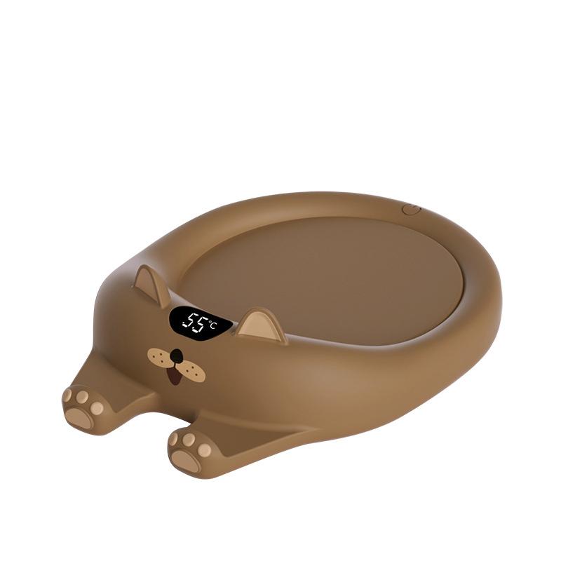 220В Подогреватель для кружки Кофейной кружки Коврик-подогреватель для кружки Нагревательная подставка Для дома Офиса Чай с молоком Кофе Подогреватель Автоматическое отключение Для подарка друзьям