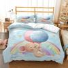 Cute cartoon mouse Comfortable Duvet Quilt Cover Pillowcase Bedding Set Children Bedroom Decoration Home Textile