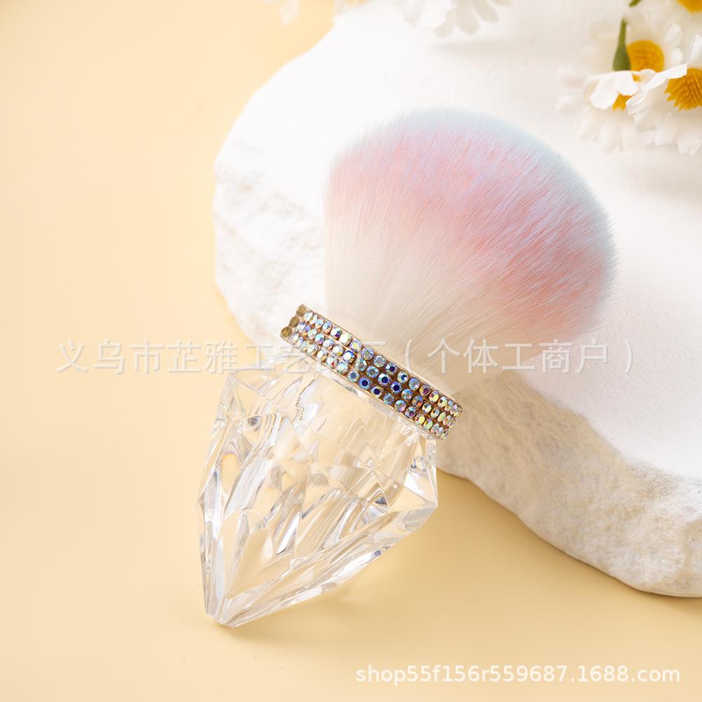 Diamond-set Diamond Premium Sense Multifunctional Hot Sale Single Nail Art Dust Loose Powder Brush Makeup Brush Beauty Tools