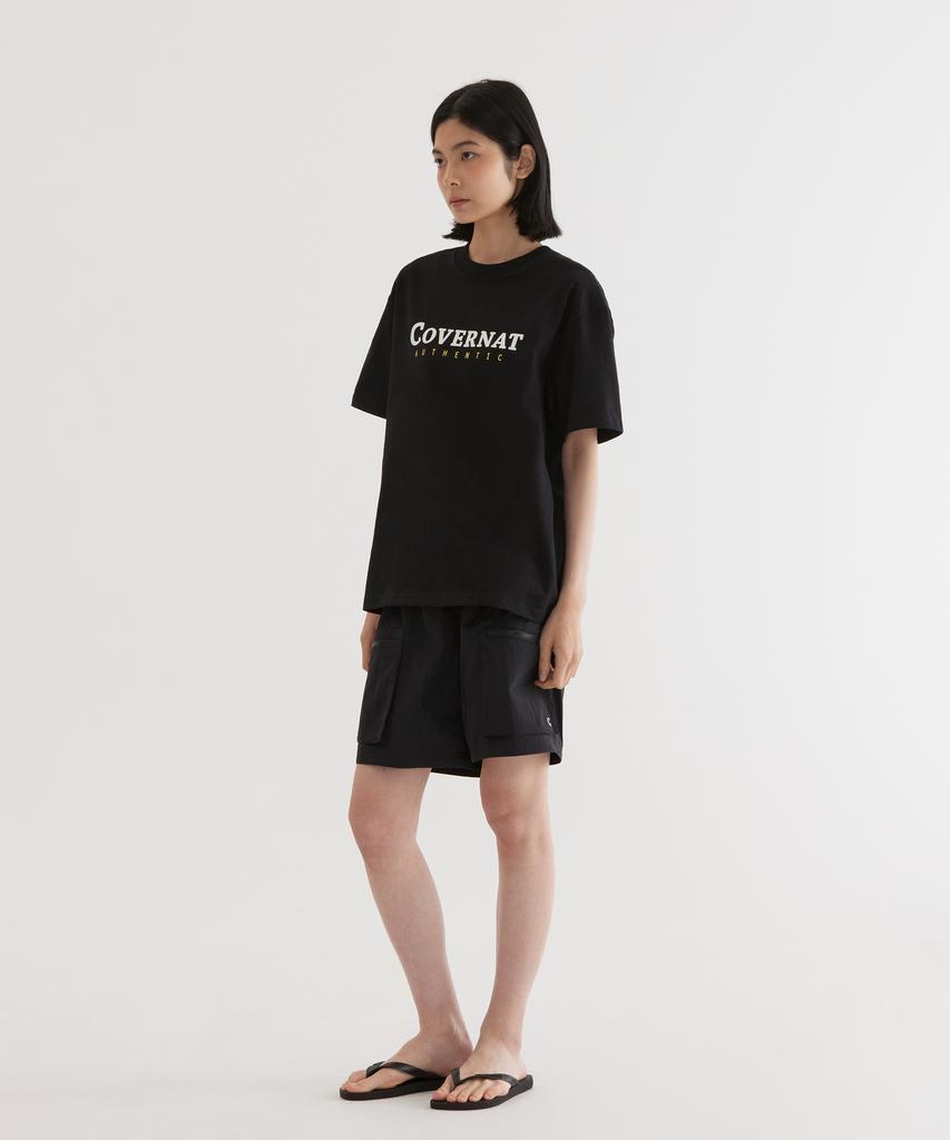 COVERNAT Center Authentic T-Shirt Black