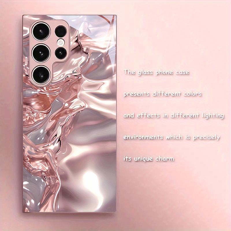 Pearl Butterfly Hot-selling Exquisite Beautiful  PhoneCase Glass PhoneCase for Samsung Galaxy S26 S25 S24 S23 S22 FE Ultra Plus