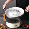 Multi-function Grilling Pan Aluminum Shabu Grill Supplies Steamer  Picnic