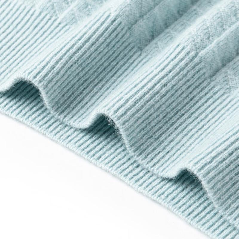 TUHUANG Women's Pure Wool High-Neck Pullover Sweater