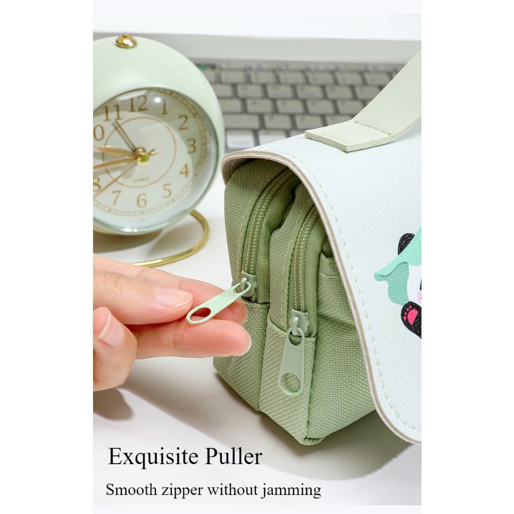 Handheld flip pencil case, pencil case, elementary school student, high-end, dirt resistant, large capacity, multi-layer pencil case