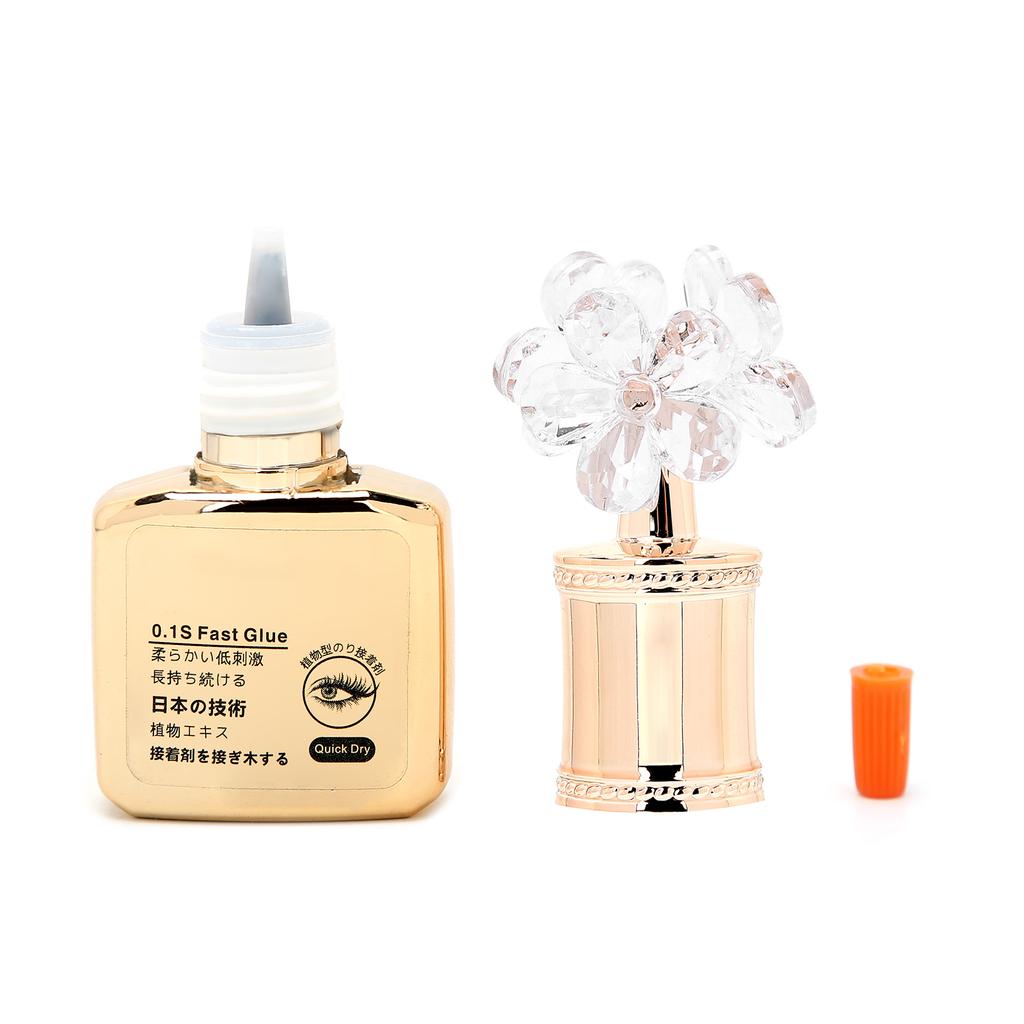 Colla Professionale per Extension Ciglia Asciugatura Rapida Colla per Ciglia a Lunga Durata per Trucco 15ml