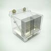 Cage Feeder Bowl Clear Bird Feeding Bowl Cage Bird Bath Compact Acrylic Pet Bath Transparent for Small Pets