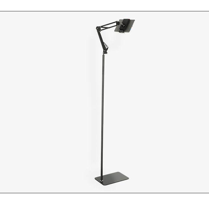 Adjustable Floor Stand for Tablets and Phones – Ideal for Streaming & Binge-Watching At Home or Dorm