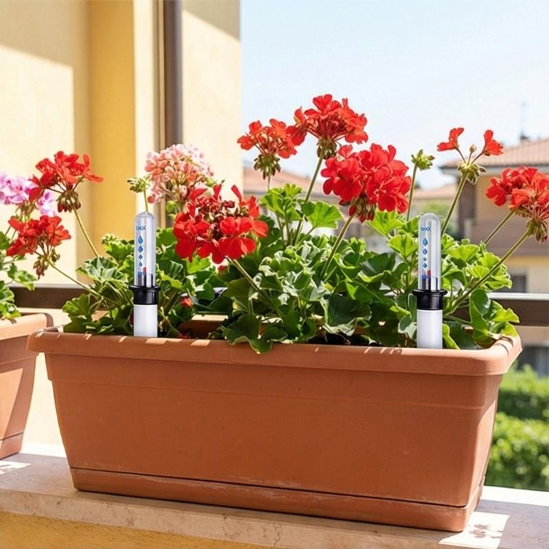 Garden Water Level Devices With Clear Scale Lines Moisture Gauge for Indoor and Outdoor Potted Flower