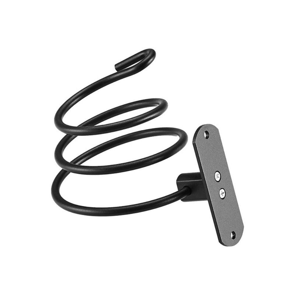 Durability Hair Dryer Holder Wear Resistant Spiral Stand Holder Rack Wall Mounted Organizer  Hotel