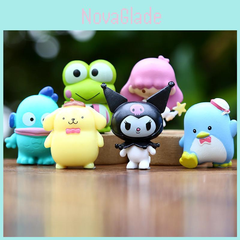 Kuromi Hello Kitty Melody Pvc Figures With Creative Design For Kids And Adults