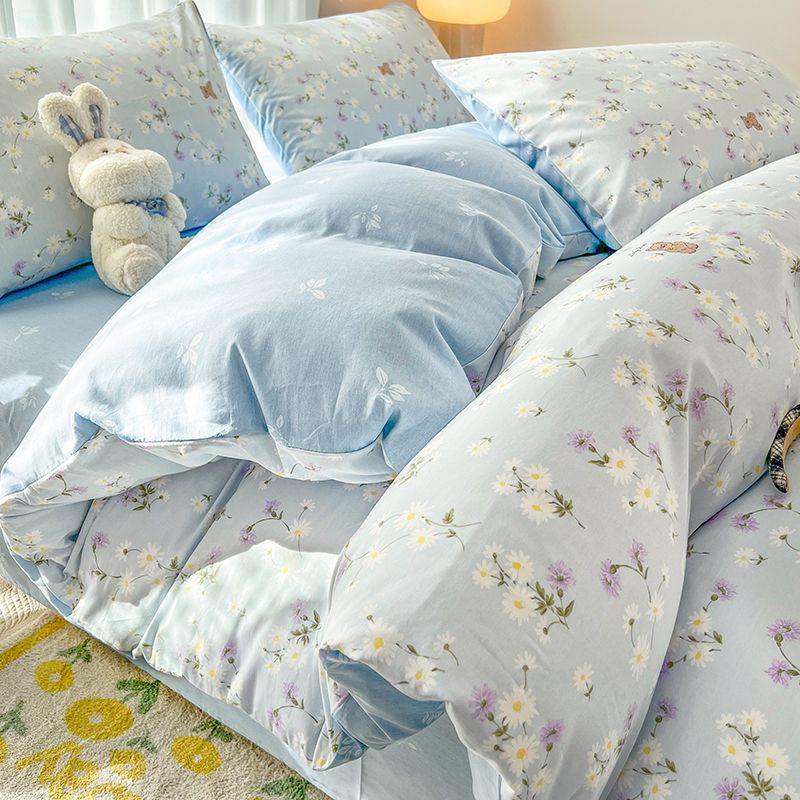 Home Textile Bedding Cotton Pure Cotton4-Pcsquilt Set 3-Pcs Set Winter Class A Maternal And Infant Grade Advanced Sense