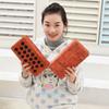 Soft Nap Pillow Plush Sponge Throw Pillow New Simulation Brick Pillow  Sofa Ornament