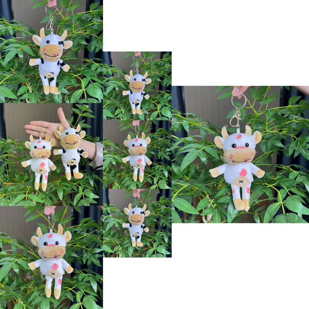 Adorable Plush Dog Keychain Pendant Cute Soft Toy For Backpacks And Bags