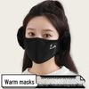 Women's Cute Soft Velvet Cycling Mask: Autumn & Winter Warmth with Ear Protection