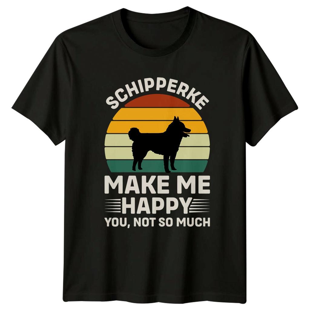Schipperke Make Me Happy You TShirt Schipperke Owner Dog Lover