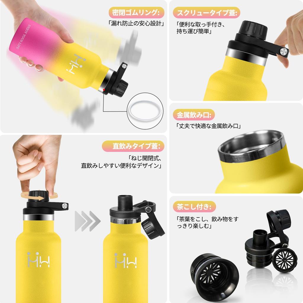 KollyKolla 750ml Stainless Steel Water Super Direct Seamless Large Easy To Suitable for Carbonated Stylish Vacuum Insulated Bottle, Insulated,