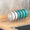 Stainless Steel Dish Drying Rack and Bowl Storage for Kitchen Cabinets