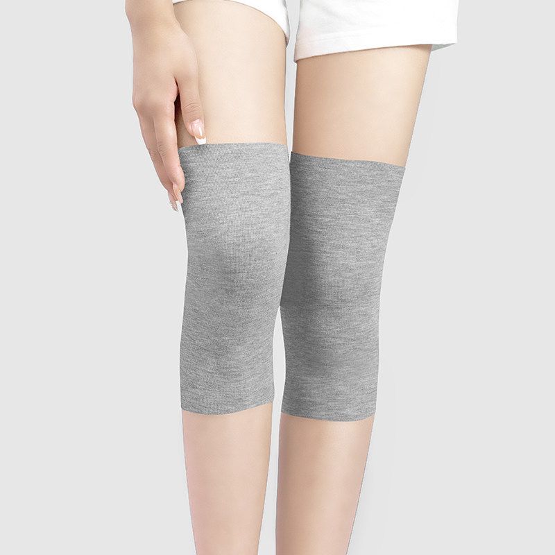 

Japanese Four-Season Non-Slip Leg Warmers for the Elderly, Modal Knee Pads for Warmth, Thin Joint Protection for Men and Women with Cold Legs Flower Gray [Without Silicone] XL