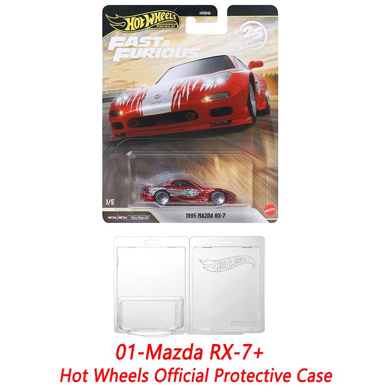 Hot Wheels HNW46-P Fast & Furious,Mazda RX-7 Chevy Honda Chevelle Lamborghini,1:64 Die-Cast Model,Collector's Gift Toys for kids