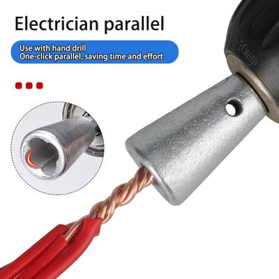 Wire Twisting Tool Cable Connector High Hardness Rustproof Universal Compact Size Portable Cable Twister Electrician Tool