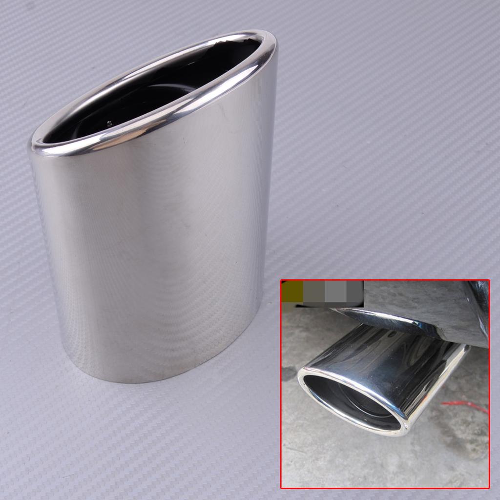 Stainless Steel Car Rear Exhaust Muffler Tail Pipe End Tip For Toyota Land Cruiser Prado FJ120 2003-2009 Car Accessories