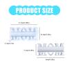 MOM Letter Silicone Molds for Candle Soap Chocolate Epoxy Resin Silicone Molds Gypsum Silicone Molds for Home Decoration