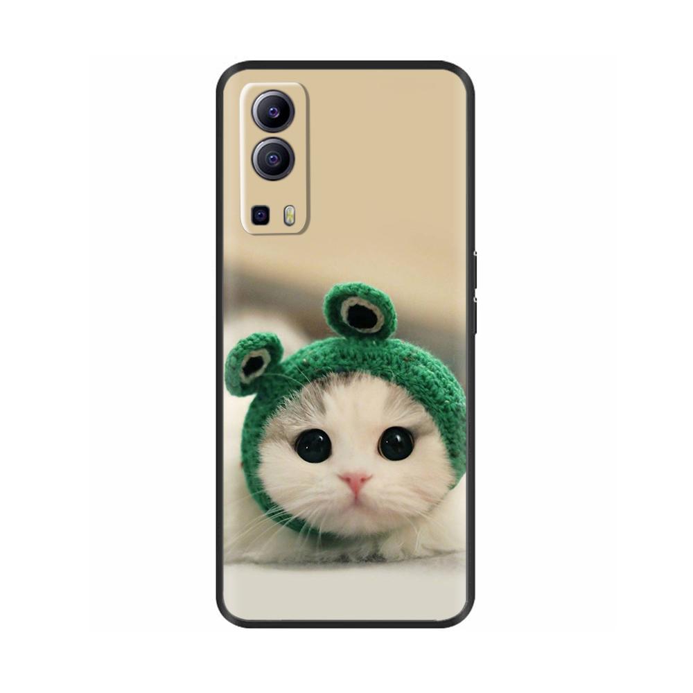 For Vivo Y52 5G Case For Vivo Y72 5G Soft TPU Silicone Cute Cartoon Shell Phone Back Cover For Vivo Y72 Y52 Cases Y 52 72 Fundas
