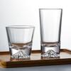 310ml/350ml kreativní ledový pohár pro domácnost, moderní pohár na vodu z hory Fuji, vynikající koktejlové sklenice, luxusní sklenice na víno, nádobí na pití