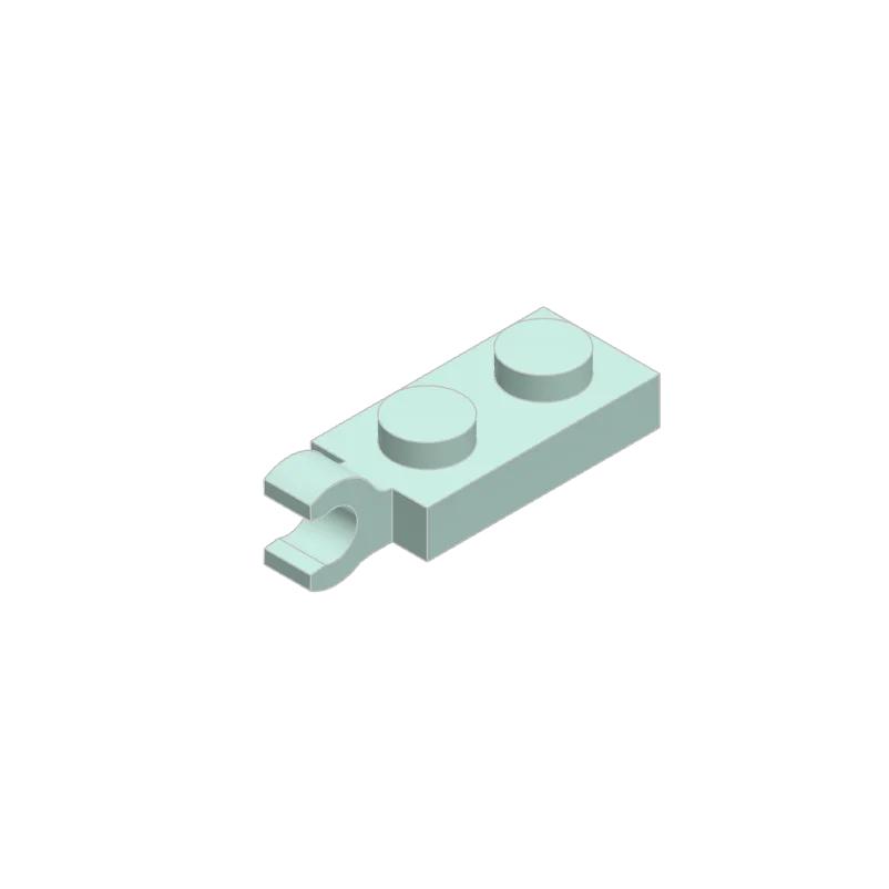 100pcs 63868 42923 Modified 1 x 2 Clip on End Bricks Collections Bulk Modular GBC Toys For Technical MOC DIY Building Blocks