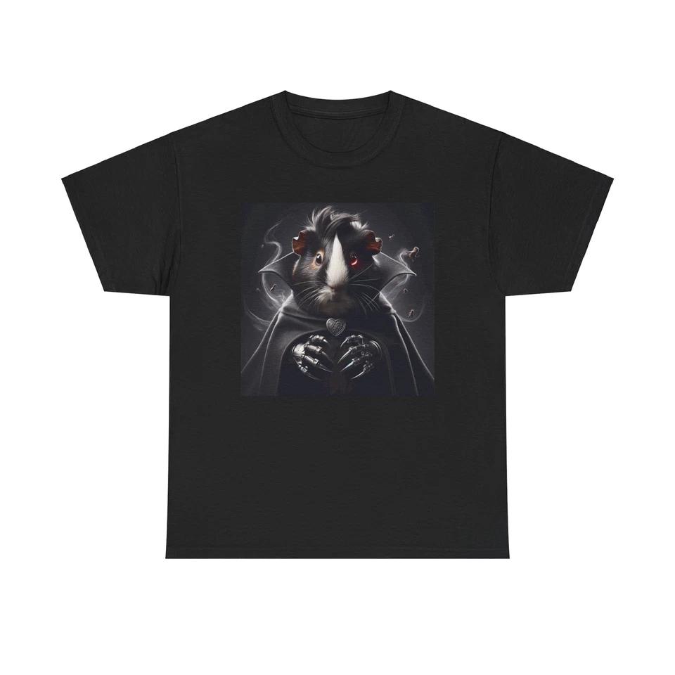 Unisex Adult T Shirt Guinea Pig Villain Art Funny Humor Gift Pet Animal Graphic M