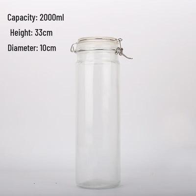 Bocaux de stockage hermétiques en verre Zhi Shi
