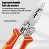 Electrician Plier 8-in-1 Multifunctional Versatile Wire Stripping Pliers Electricity Measurement Non-slip Wire Stripping Plier