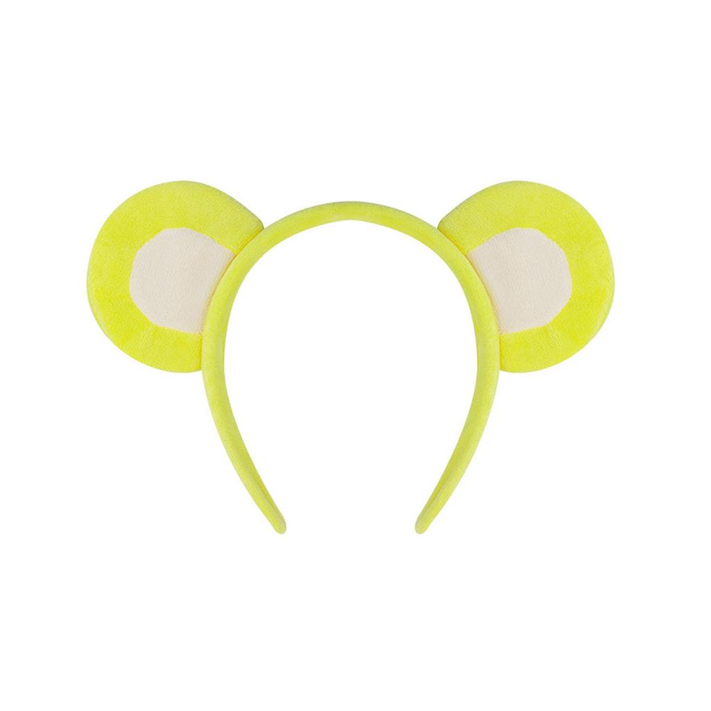Cartoon Bear Ears Headband Bows Tie Mini Skirt Fashionable Soft Fabric Hair Accessory for Women and Kids