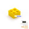 20pcs/lot DIY Blocks Building Bricks Thick 2X2 Educational Assemblage Construction Toys for Children Compatible With Brand