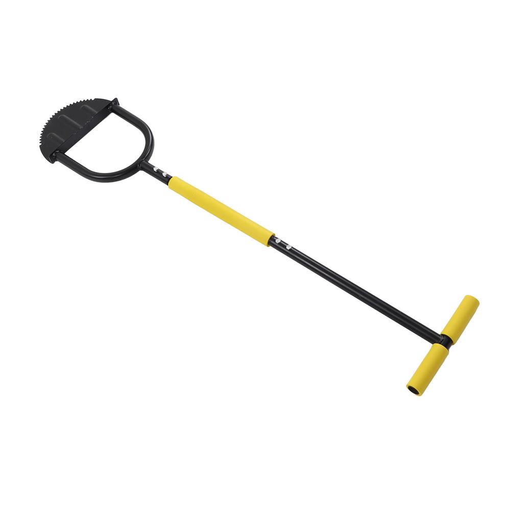 Manual Lawn Edger Steel Structure Saw Tooth Blade T Handle Sponge Cover Wide Pedal Garden Trimming